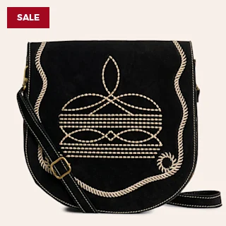 Black Stitch Crossbody